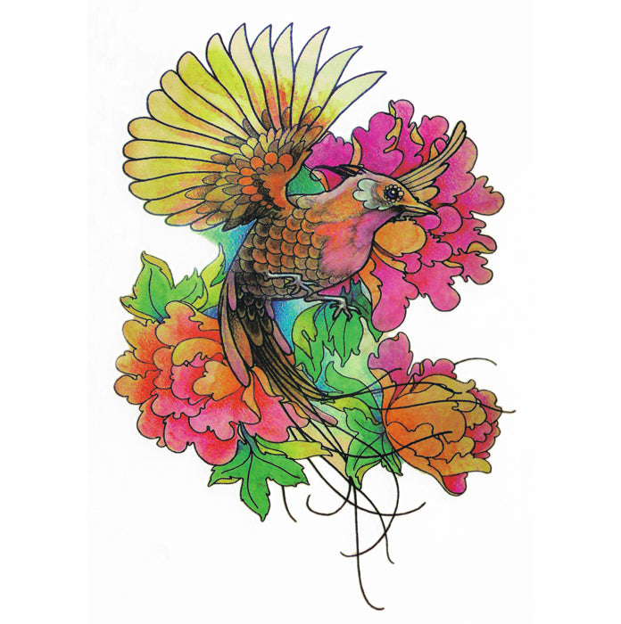 Watercolors Hummingbird