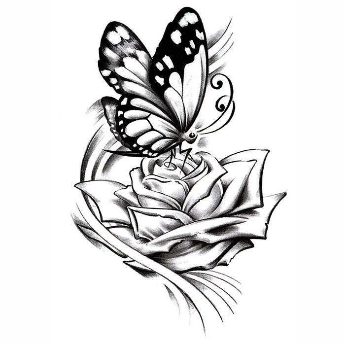 Butterfly & Rose