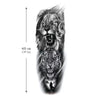 Lion and Tiger Sleeve Temporary Tattoo