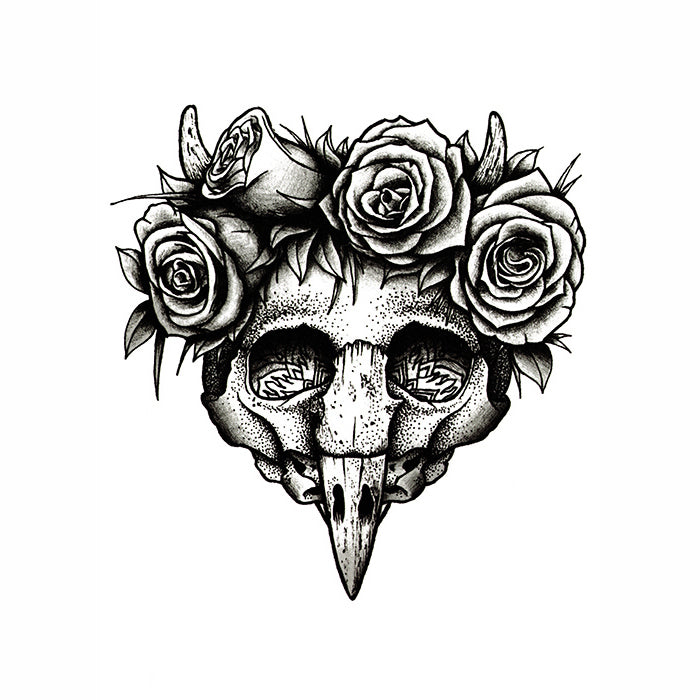 Flower Crown Skull