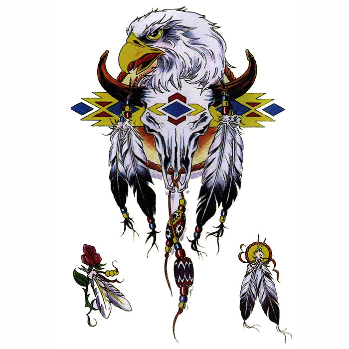 feather headdress indian tattoo ideas｜TikTok Search