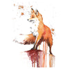 Fox Temporary Tattoo Inkotattoo Watercolor