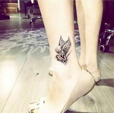 Angel temporary tattoo inkotattoo