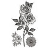 Flash Roses Temporary Tattoo Inkotattoo
