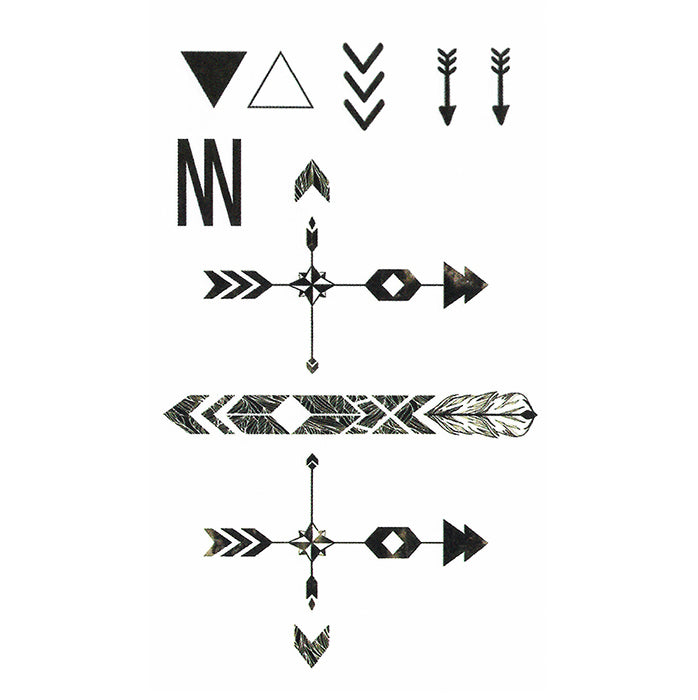 Temporary Tattoo Arrows