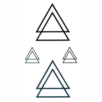 triangle temporary tattoo