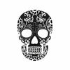 Temporary Tattoo Skull Calavera