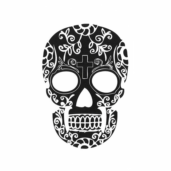 Temporary Tattoo Skull Calavera