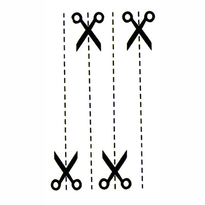 Minimalist Cisors Temporary tattoo inkotattoo