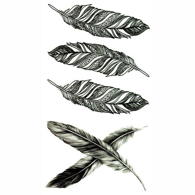 Temporary Tattoo Feather