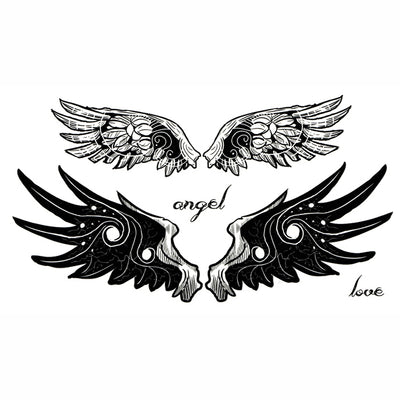 Temporary Tattoo Angel Wings