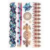Metallic Colorful Frieze