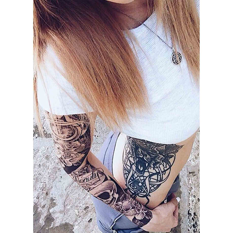 Quotes  & Skulls Sleeve