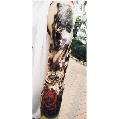 Wolf & Owl Sleeve