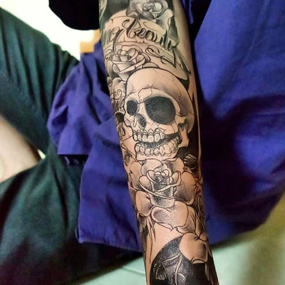 Quotes  & Skulls Sleeve