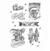 word town hip hop temporary tattoo