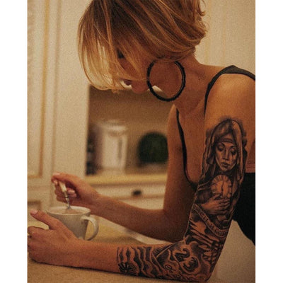 Temporary Tattoo Sleeve Spiritual (full arm)