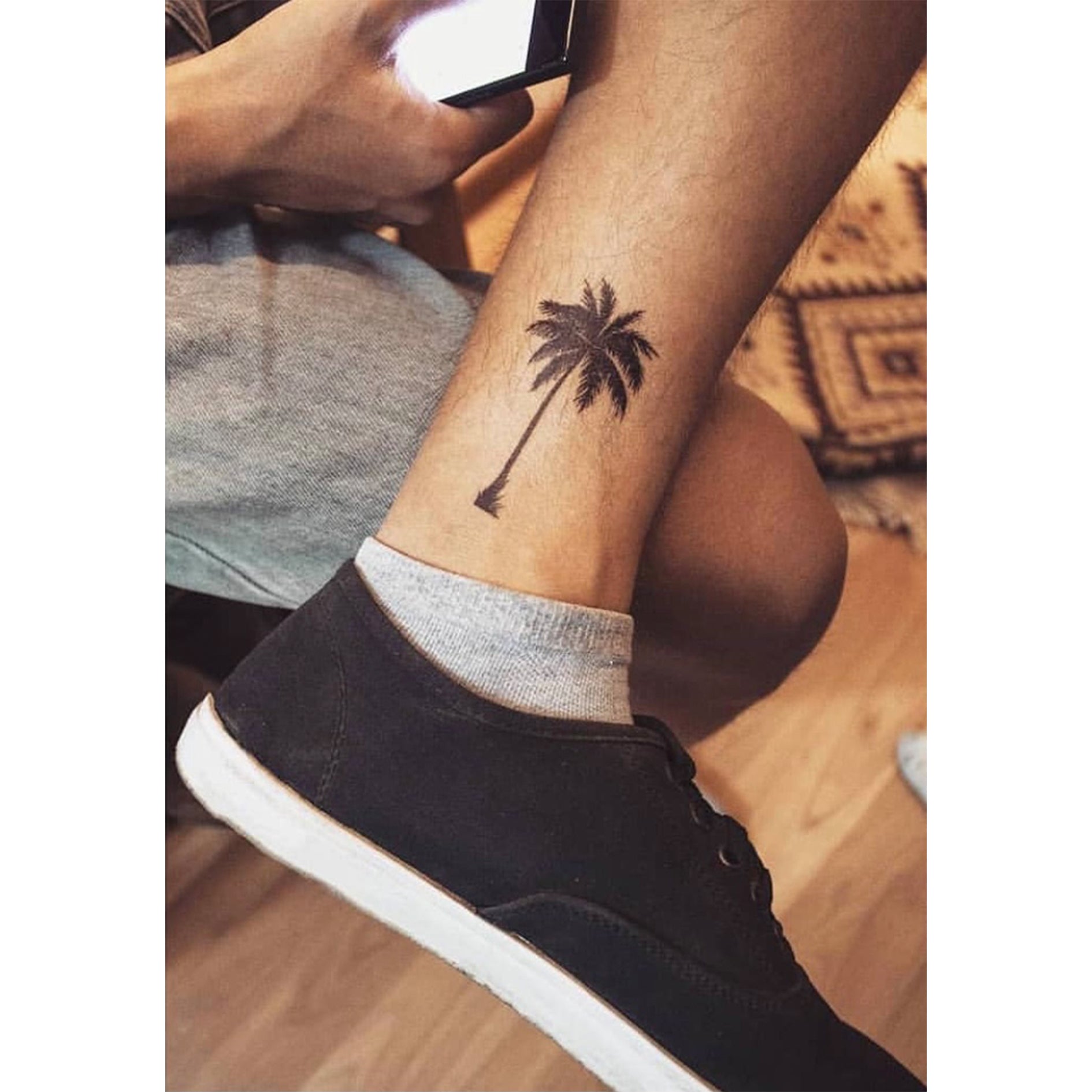 Palm Tree Temporary Tattoo - TattooMyIdea