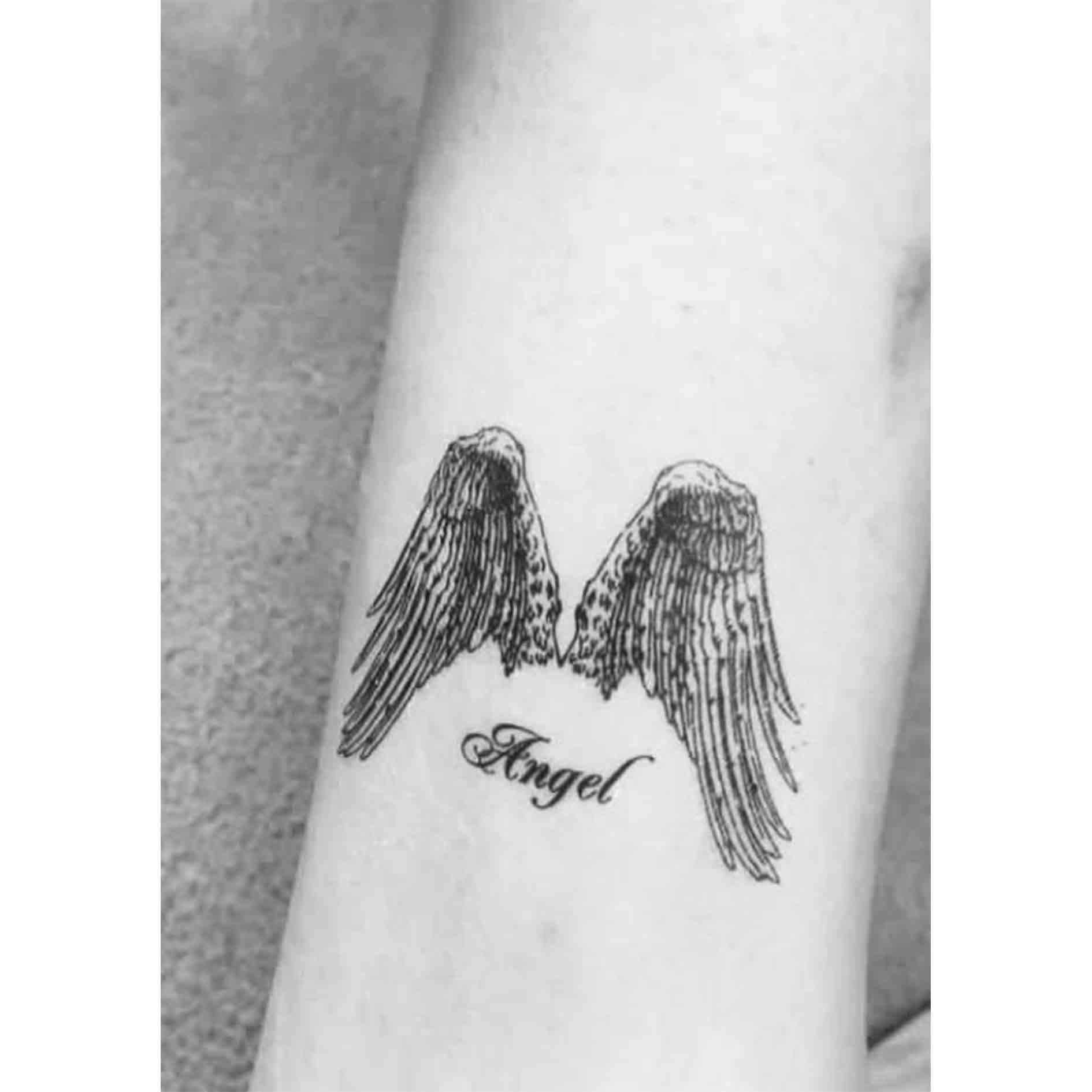 Angel Wings Tattoo For Boys and Girls Waterproof Temporary Tattoo Body